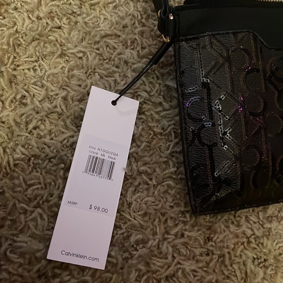 Calvin Klein Sequined Wristlet